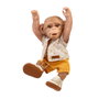 Muñecas Guca Muñeco Mono Reborn Hawaiano 32 cm Realista Colección Zoo Reborn