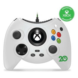 Hyperkin M02668-ANWH Gamepad Duke kabelgebunden blanco para Xbox One, Xbox Series X/S, Controlador Alámbrico USB Tipo C con Vibración y Joystick Analógico