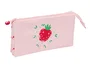 Safta Bolso escolar portatodo triple Glowlab frutitas