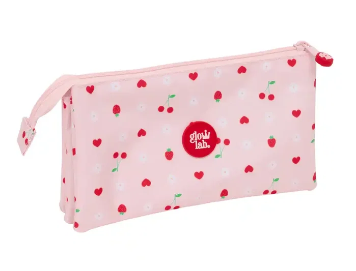 Safta Bolso escolar portatodo triple Glowlab frutitas Safta Bolso escolar portatodo triple Glowlab frutitas
