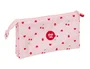 Safta Bolso escolar portatodo triple Glowlab frutitas