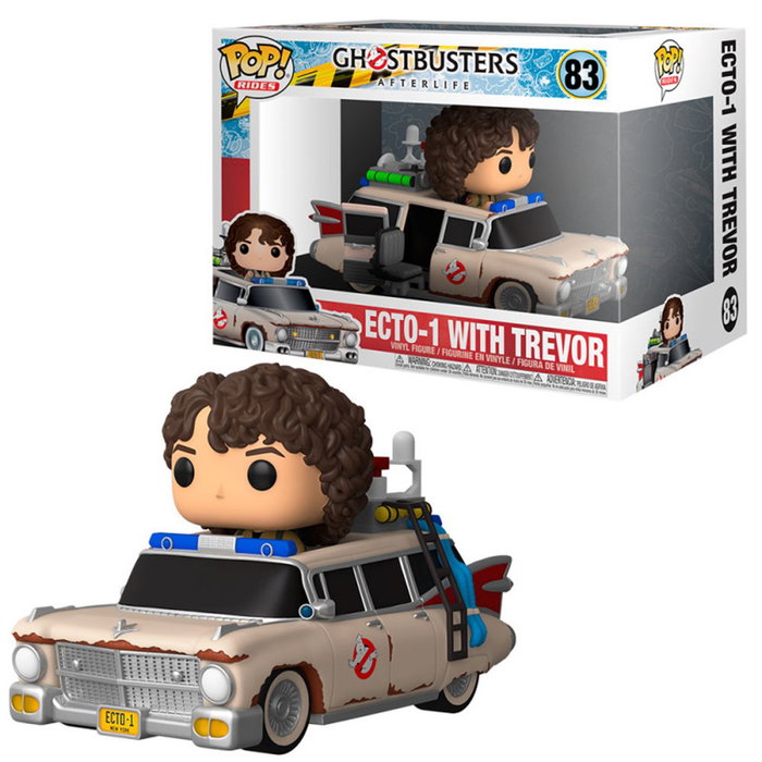 Funko Pop Ride Super Deluxe Ecto 1 con Trevor Los Cazafantasmas Afterlife Funko Pop Ride Super Deluxe Ecto 1 con Trevor Los Cazafantasmas Afterlife