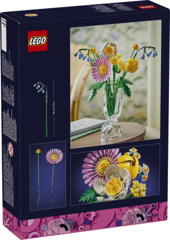 Lego Botanical Collection - Ramillete Rayos de Sol (10347) - Set de Construcción de Flores para Decoración, 373 Piezas, para Adultos