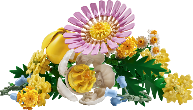 Lego Botanical Collection - Ramillete Rayos de Sol (10347) - Set de Construcción de Flores para Decoración, 373 Piezas, para Adultos