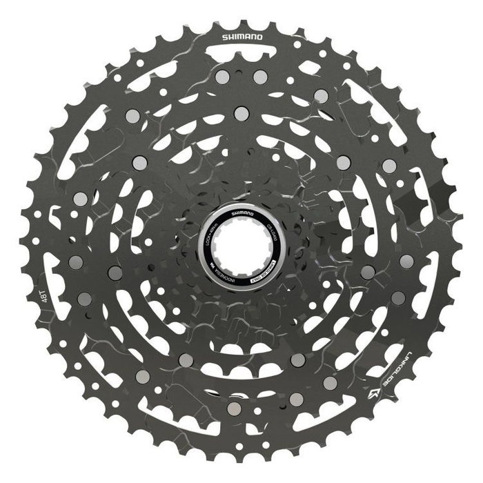 Shimano CS-LG400 Cassette Linkglide 10 Velocidades 11-48 Dientes Acero Negro para E-Bike Shimano CS-LG400 Cassette Linkglide 10 Velocidades 11-48 Dientes Acero Negro para E-Bike