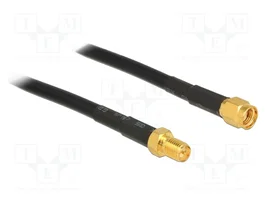 DeLOCK Cable Coaxial CFD200 RP-SMA a RP-SMA 3 m