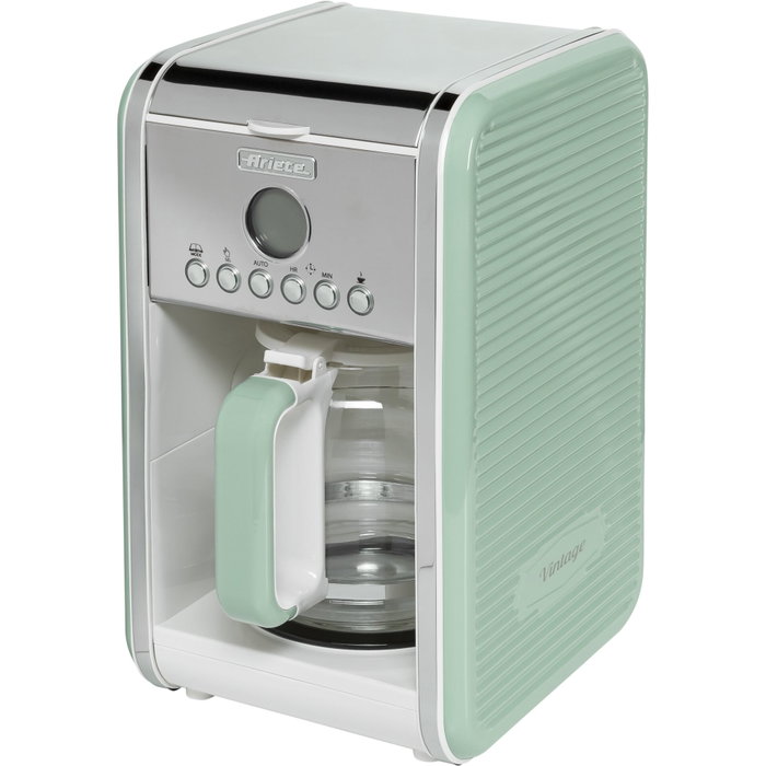 Ariete Vintage Cafetera de Filtro, verde Ariete Vintage Cafetera de Filtro, verde