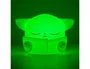 Wondee Lámpara Mandaloriano Grogu (Baby Yoda) de Silicona, Luz Nocturna Suave y Táctil