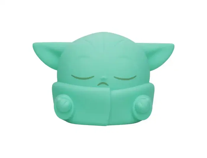 Wondee Lámpara Mandaloriano Grogu (Baby Yoda) de Silicona, Luz Nocturna Suave y Táctil