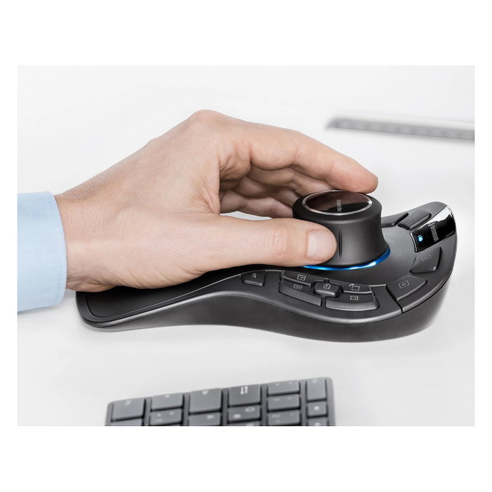 3Dconnexion SpaceMouse Pro Wireless Bluetooth, Ratón 3D 6DoF con 15 Botones Programables, Negro, Edición Bluetooth 3Dconnexion SpaceMouse Pro Wireless Bluetooth, Ratón 3D 6DoF con 15 Botones Programables, Negro, Edición Bluetooth