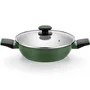 Monix M509900 Pack Batería de Cocina Forest - Cazo 16cm, Cacerolas Bajas 24 y 28cm, Cacerolas 20cm en Acero Inoxidable Apta Inducción