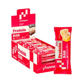 NUTRISPORT Barrita Proteica Platano Caja 24 Unidades