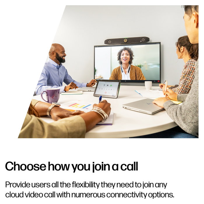 HP Poly Studio X52 con TC10 All-in-One Sistema de Video Conferencia 4K (UE)