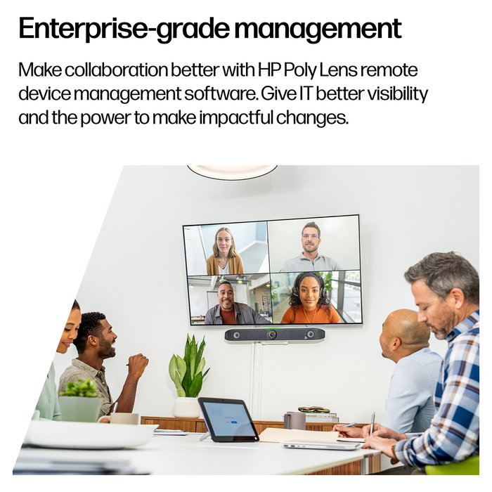 HP Poly Studio X52 con TC10 All-in-One Sistema de Video Conferencia 4K (UE)