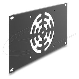 DeLOCK 67434 Tapa Trasera 3U Rackblende para 1 Ventilador 120 x 120 mm, Metal Gris Oscuro