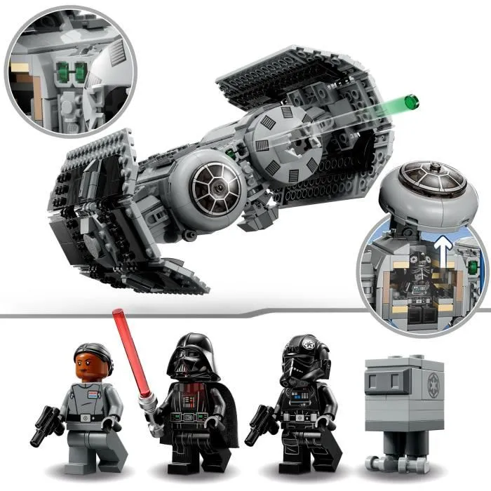 Lego Star Wars 75347 The Bombardier TIE - Modelo de nave con figurina de Gonk Droid