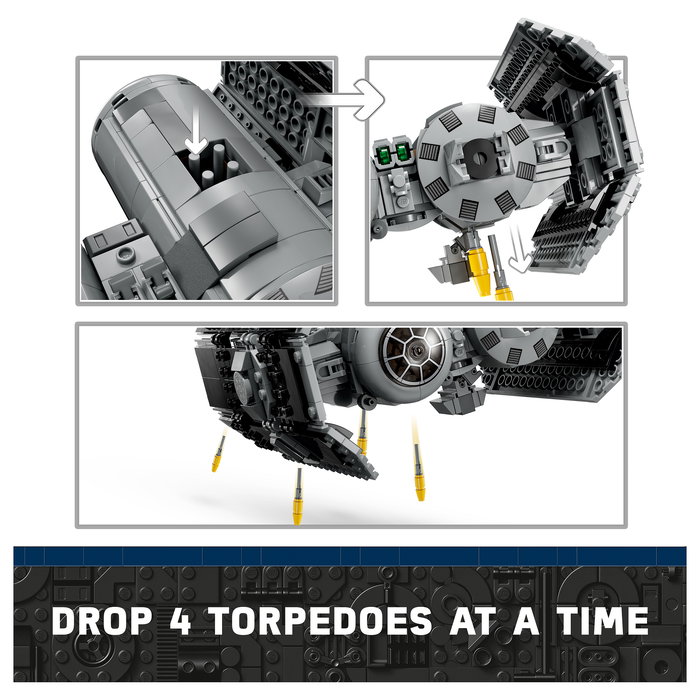 LEGO 75347 Star Wars TIE Bomber - Juego de Construcción con 625 Piezas, para Niños y Niñas a Partir de 9 Años, Multicolor