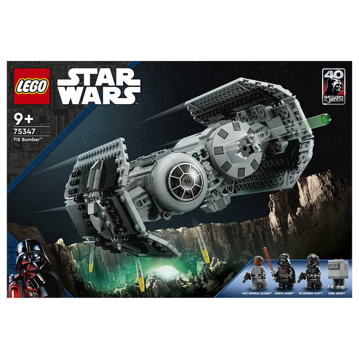 LEGO 75347 Star Wars TIE Bomber - Juego de Construcción con 625 Piezas, para Niños y Niñas a Partir de 9 Años, Multicolor