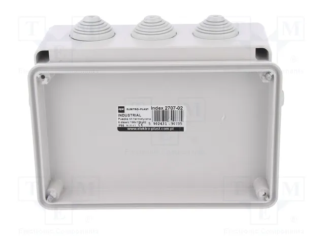 ELEKTRO-PLAST NASIELSK Caja de conexiones IP55 gris ELEKTRO-PLAST NASIELSK Caja de conexiones IP55 gris