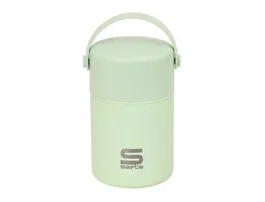 Safta Fiambrera Térmica con Vaso, 850 ml, 170x105 mm - Conserva la Temperatura de Comidas y Bebidas