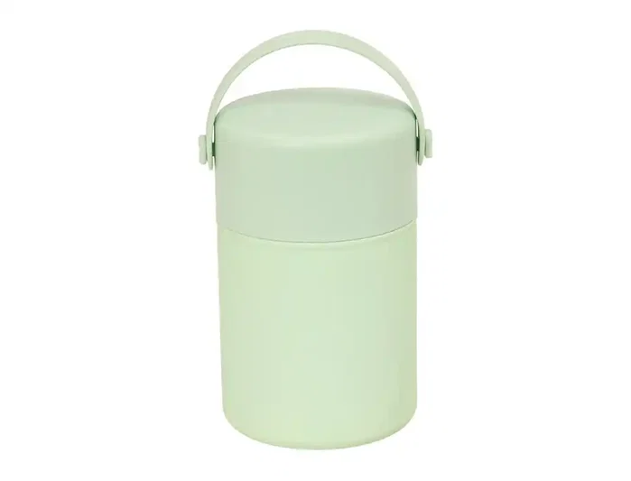 Safta Fiambrera Térmica con Vaso, 850 ml, 170x105 mm - Conserva la Temperatura de Comidas y Bebidas