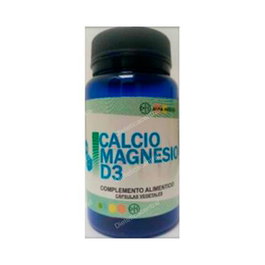 ALFA HERBAL Calcio Magnesio D3 - Suplemento Alimenticio - 100 Cápsulas