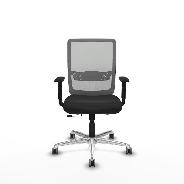 PIQUERAS Y CRESPO Silla de oficina Haches con mecanismo Sincro/Traslack, Negro y Gris PIQUERAS Y CRESPO Silla de oficina Haches con mecanismo Sincro/Traslack, Negro y Gris