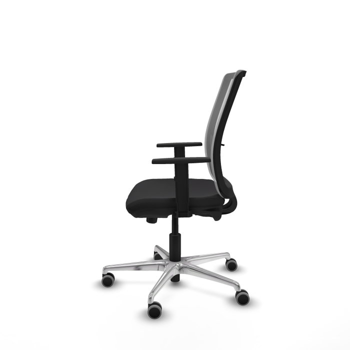 PIQUERAS Y CRESPO Silla de oficina Haches con mecanismo Sincro/Traslack, Negro y Gris PIQUERAS Y CRESPO Silla de oficina Haches con mecanismo Sincro/Traslack, Negro y Gris
