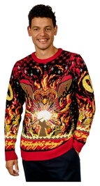 AAA Merchandise Sudadera navideña El Señor de los Anillos Balrog Talla L