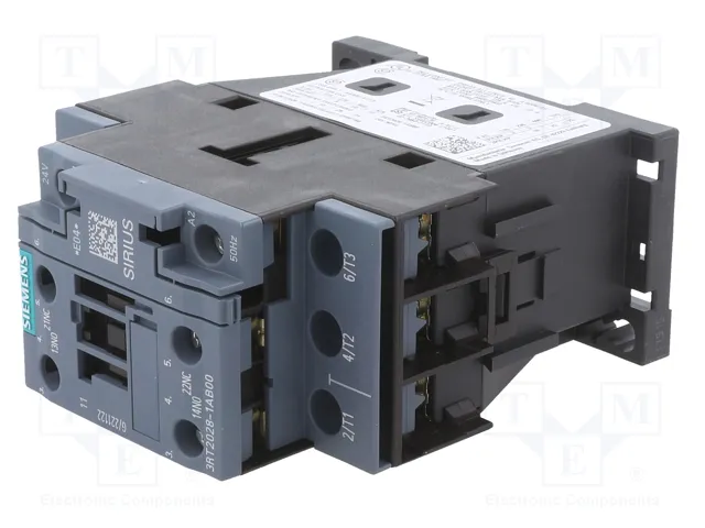 SIEMENS 3RT2028-1AB00 Contactor 3-polar 24V AC