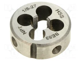 GSR Troquel de roscado NPT 1/8 pulgadas tubular en acero rápido HSS
