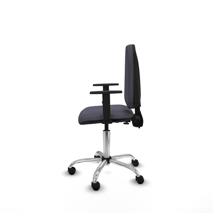 PIQUERAS Y CRESPO Silla de oficina Aýna en Gris oscuro con brazos 1D PIQUERAS Y CRESPO Silla de oficina Aýna en Gris oscuro con brazos 1D