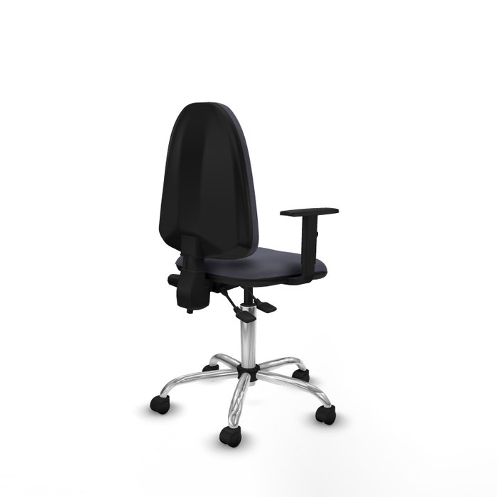 PIQUERAS Y CRESPO Silla de oficina Aýna en Gris oscuro con brazos 1D PIQUERAS Y CRESPO Silla de oficina Aýna en Gris oscuro con brazos 1D