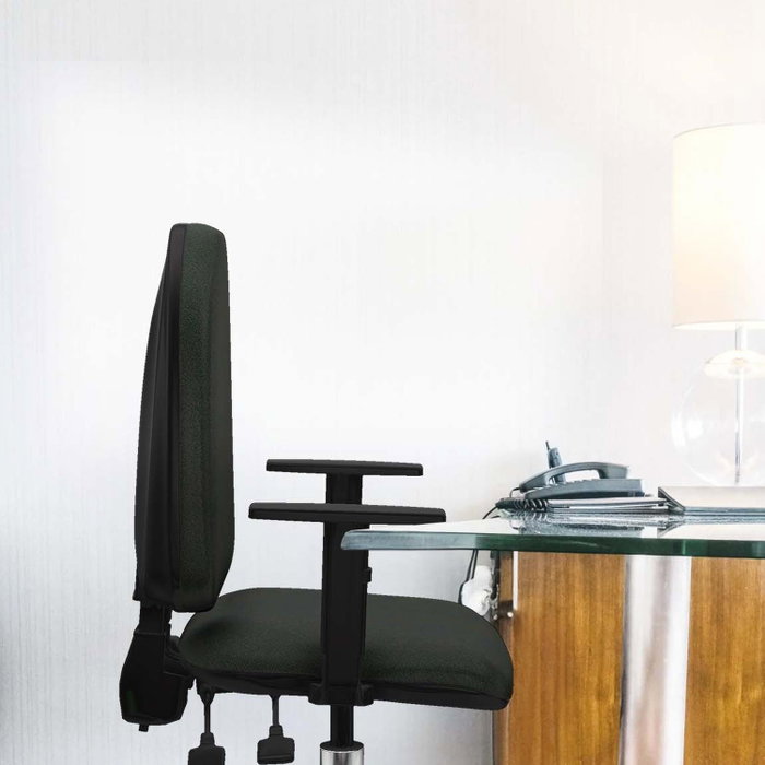 PIQUERAS Y CRESPO Silla de oficina Aýna en Gris oscuro con brazos 1D PIQUERAS Y CRESPO Silla de oficina Aýna en Gris oscuro con brazos 1D