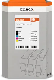 Prindo Classic Multipack Negro, Cian, Magenta, Amarillo – 7.500 Páginas
