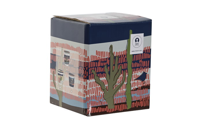 DKD Home Decor Tazas de Porcelana Teide 2023 Surtidas, 380ml (Pack de 3) Axul y Verde DKD Home Decor Tazas de Porcelana Teide 2023 Surtidas, 380ml (Pack de 3) Axul y Verde