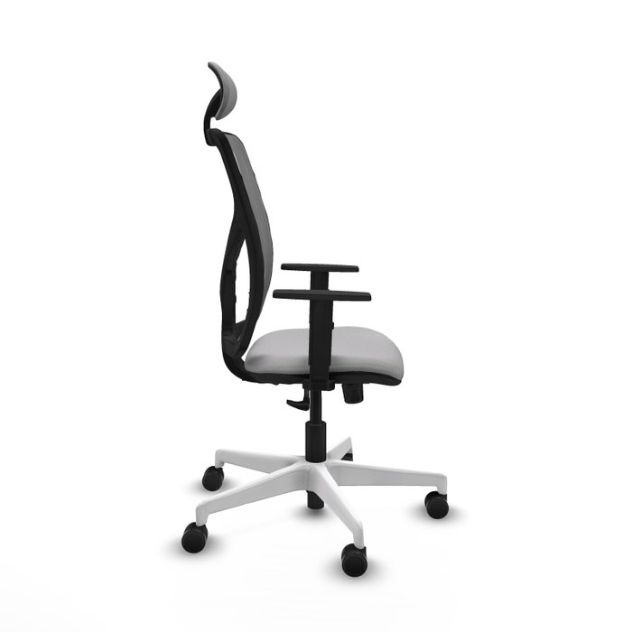 PIQUERAS Y CRESPO Silla de oficina Motilla con mecanismo Sincro, Gris