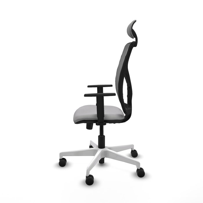 PIQUERAS Y CRESPO Silla de oficina Motilla con mecanismo Sincro, Gris