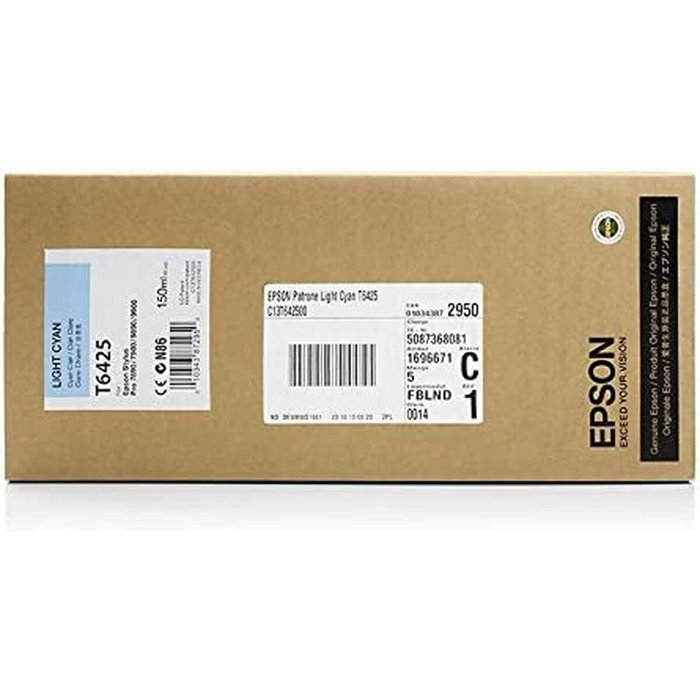 Epson Cartucho de Tinta Cian Claro 150 ml C13T642500