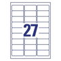 AVERY Zweckform L4784-20 Etiquetas de nombres blancas 63,5 x 29,6 mm