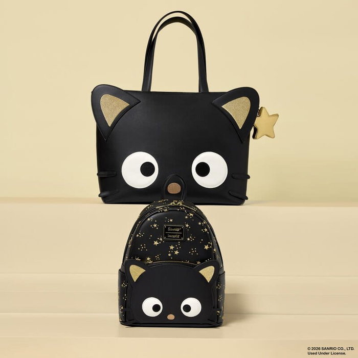 Loungefly Sanrio Chococat Stars Tote Crossbody Bag con Monedero Loungefly Sanrio Chococat Stars Tote Crossbody Bag con Monedero