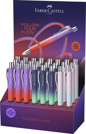 Boligrafo Faber-Castell Poly Ball Urban Flow Surtido Expositor De 24