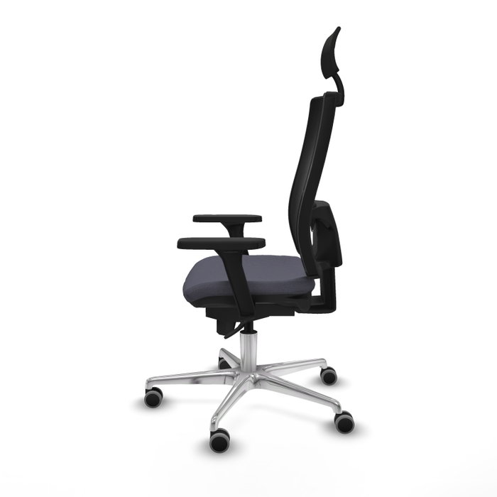 PIQUERAS Y CRESPO Silla de oficina Horna con mecanismo Sincro, Gris oscuro y Negro PIQUERAS Y CRESPO Silla de oficina Horna con mecanismo Sincro, Gris oscuro y Negro