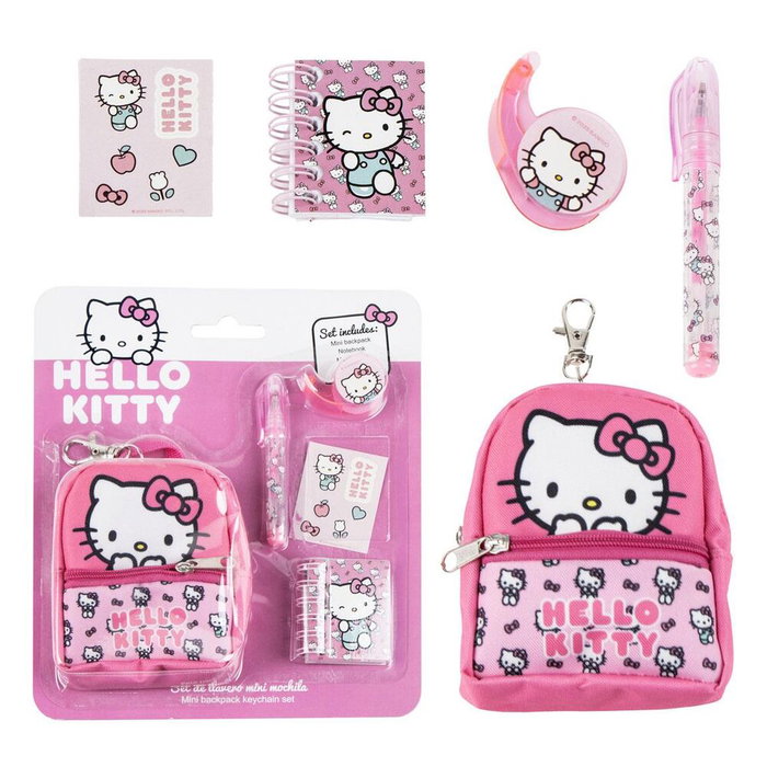 Cerdá Set de Papelería Minimochila Hello Kitty Multicolor