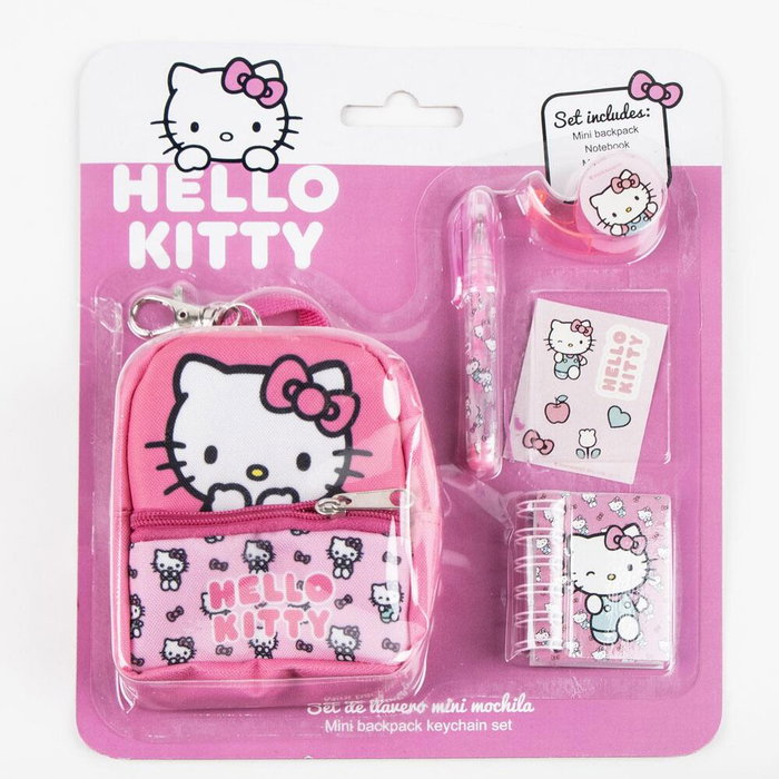 Cerdá Set de Papelería Minimochila Hello Kitty Multicolor