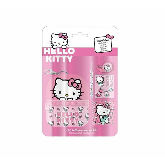 Cerdá Set de Papelería Minimochila Hello Kitty Multicolor