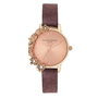 Olivia Burton Reloj Olivia OB16CB21 con Esfera Rosa y Correa Marrón