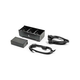 Zebra SAC-MPP-3BCHGEU1-01 Cargador de Baterías Interior 3 Slots para ZQ610, ZQ620, QLn220, QLn320, QLn420, ZQ510, ZQ520, Negro