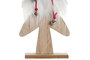 DKD Home Decor Figura de Madera Árbol Rojo y Negro