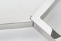 DKD Home Decor Marmol crome Consola Moderno Plateado Blanco Acero Mármol 150 x 45 x 80 cm